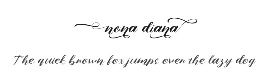 Nona Diana by Attype Studio — Script Handwritten Font