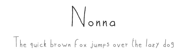Nonna by InkCloudDesign β Script Handwritten Font