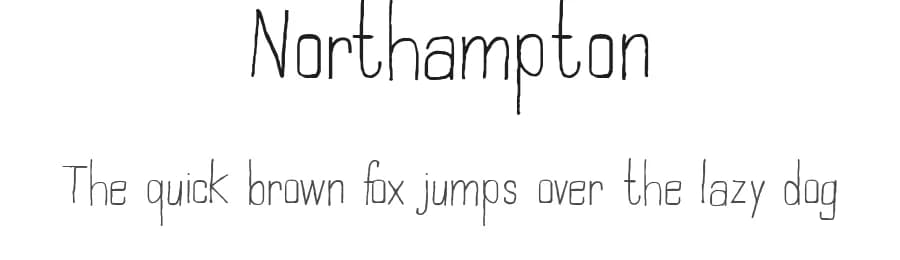 Northampton by JLH Fonts — Script Handwritten Font