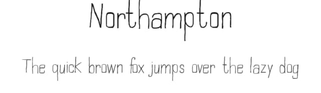Northampton by JLH Fonts — Script Handwritten Font