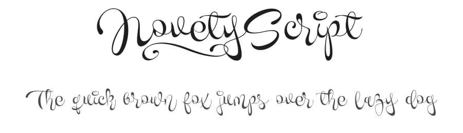 Novety Script by Måns Grebäck — Script Handwritten Font