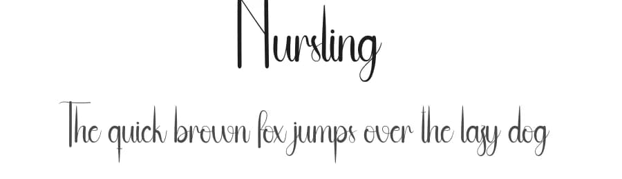 Nursling by Andi Moz — Script Handwritten Font
