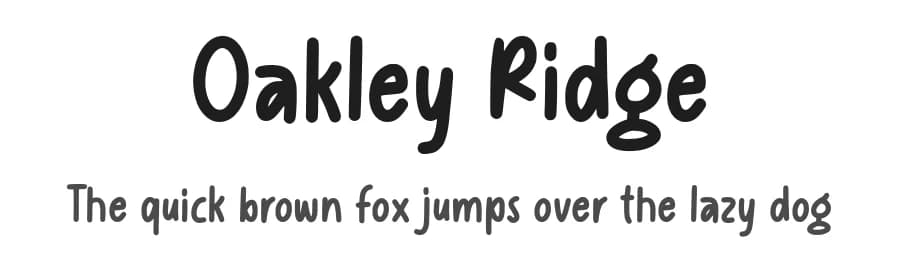 Oakley Ridge by Alpaprana Studio — Script Handwritten Font