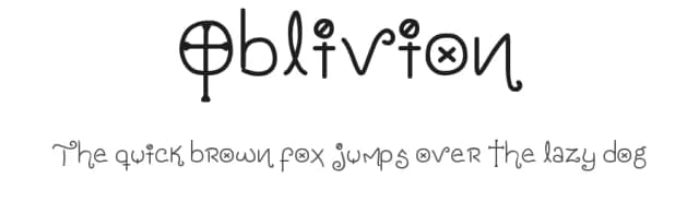 Oblivion by Génesis Toxical — Script Handwritten Font
