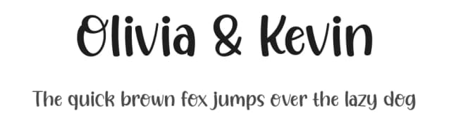 Olivia & Kevin by Bekeen.co — Script Handwritten Font