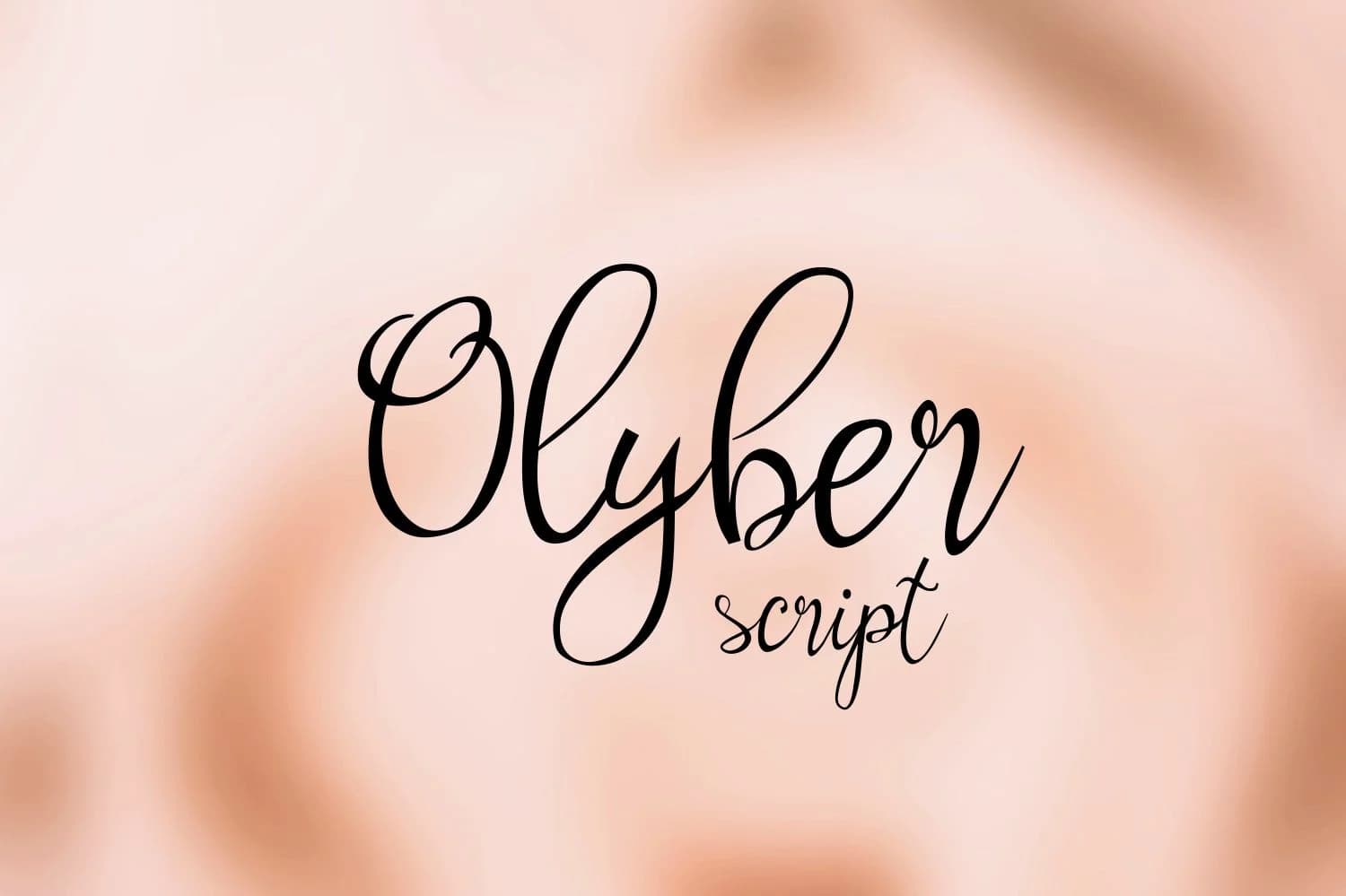 Olyber Font by Digital Typeface Studio — Script Handwritten Font