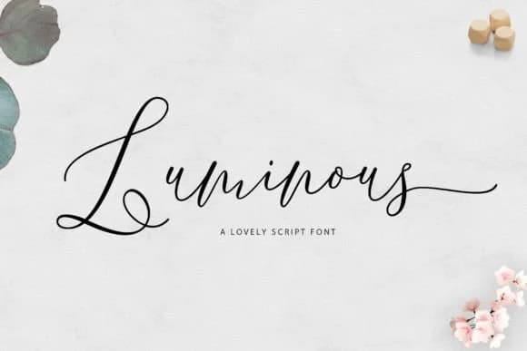One Luminous Font by moriztype — Script Handwritten Font
