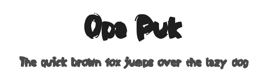 Opa Puk by Lars Manenschijn β Script Handwritten Font