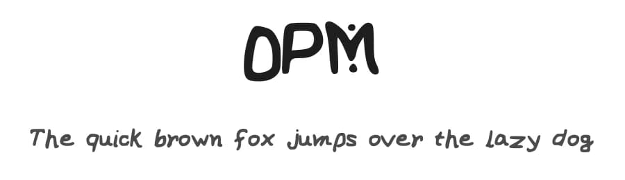 OPM by gm ornob β Script Handwritten Font