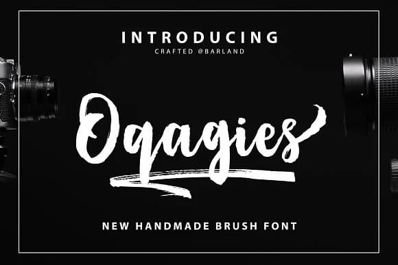 Oqagies Font by barland — Script Handwritten Font