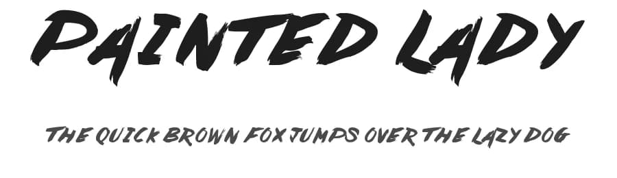 Painted Lady by JSH creates — Script Handwritten Font