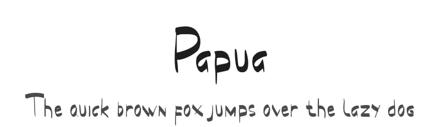 Papua by Nariswari Creative — Script Handwritten Font
