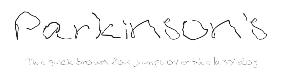 Parkinson's by Rick Walton — Script Handwritten Font
