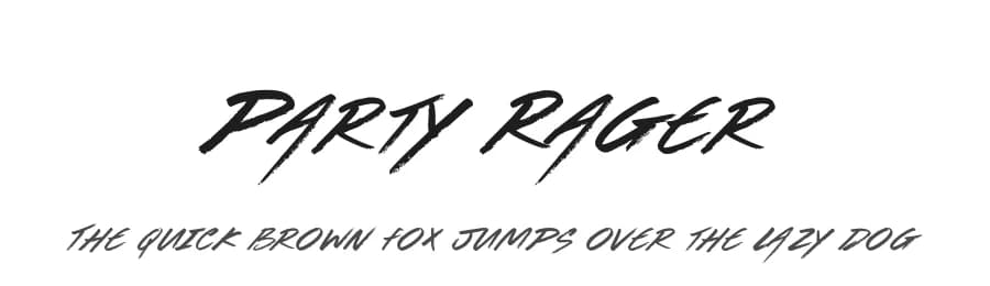 Party Rager by JSH creates — Script Handwritten Font