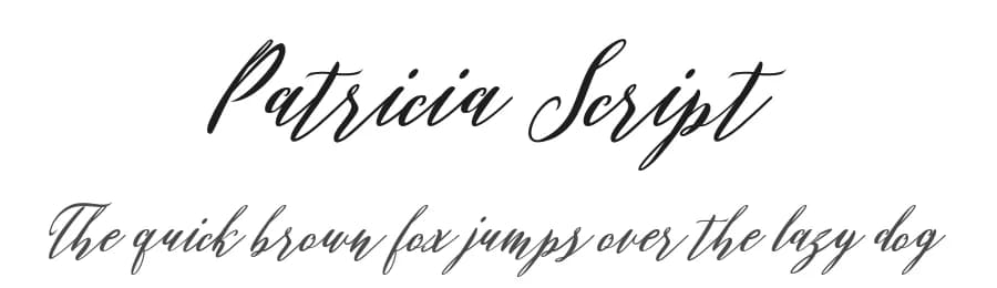 Patricia Script by Analogous Studio β Script Handwritten Font