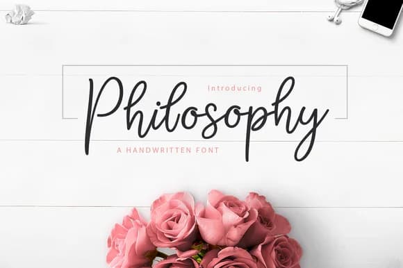 Philosophy Script Font by Creative Fabrica Fonts — Script Handwritten Font