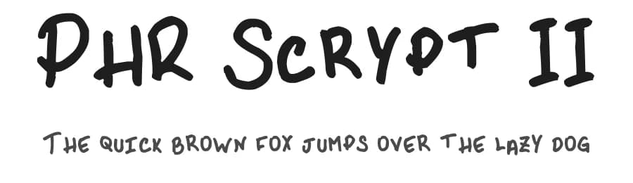 PHR Scrypt II by Pedro Rocha β Script Handwritten Font