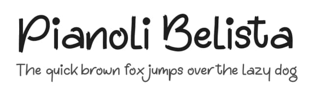 Pianoli Belista by Afika Studio — Script Handwritten Font
