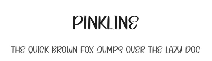 Pinkline by Andi Moz — Script Handwritten Font