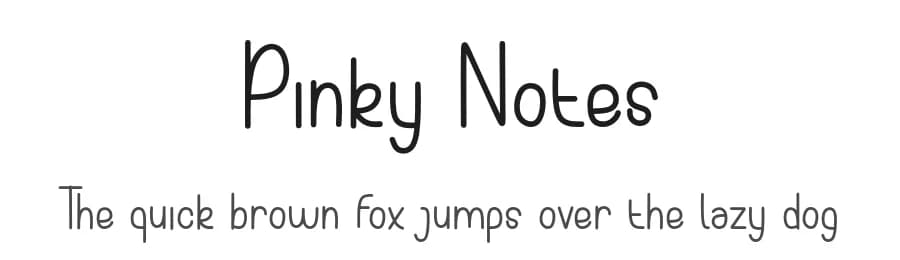 Pinky Notes by Alpaprana Studio β Script Handwritten Font