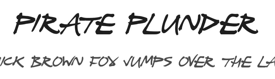 Pirate Plunder by Hawtpixel — Script Handwritten Font