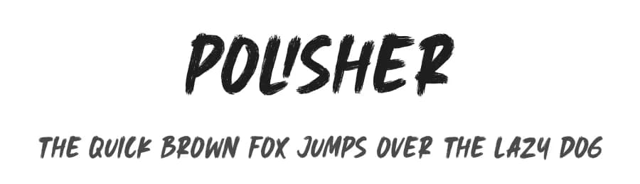 Polisher by Alpaprana Studio — Script Handwritten Font