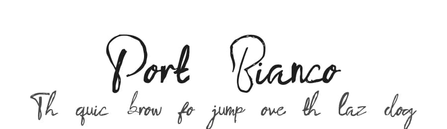 Porto Bianco by Nariswari Creative — Script Handwritten Font