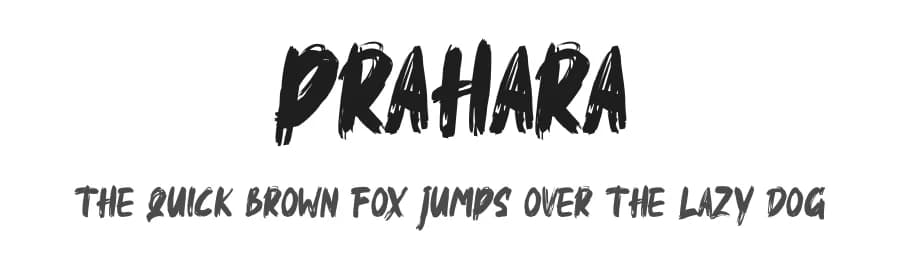 Prahara by Skiiller Studio — Script Handwritten Font