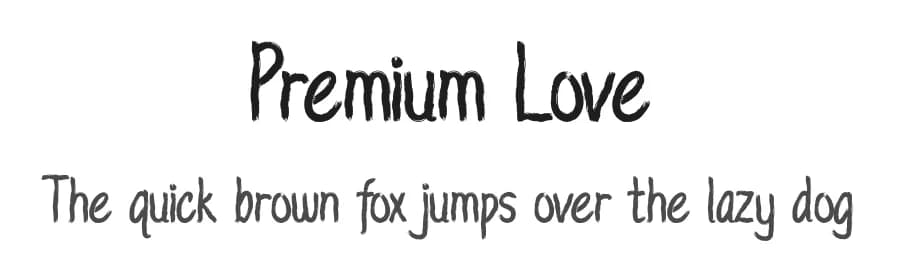 Premium Love by Febryl Arully — Script Handwritten Font