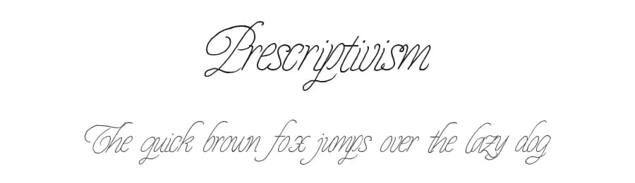 Prescriptivism by Xerographer Fonts — Script Handwritten Font