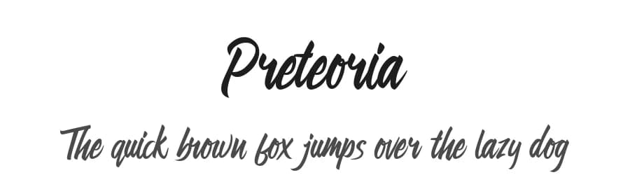 Preteoria by Typotopia Studio — Script Handwritten Font