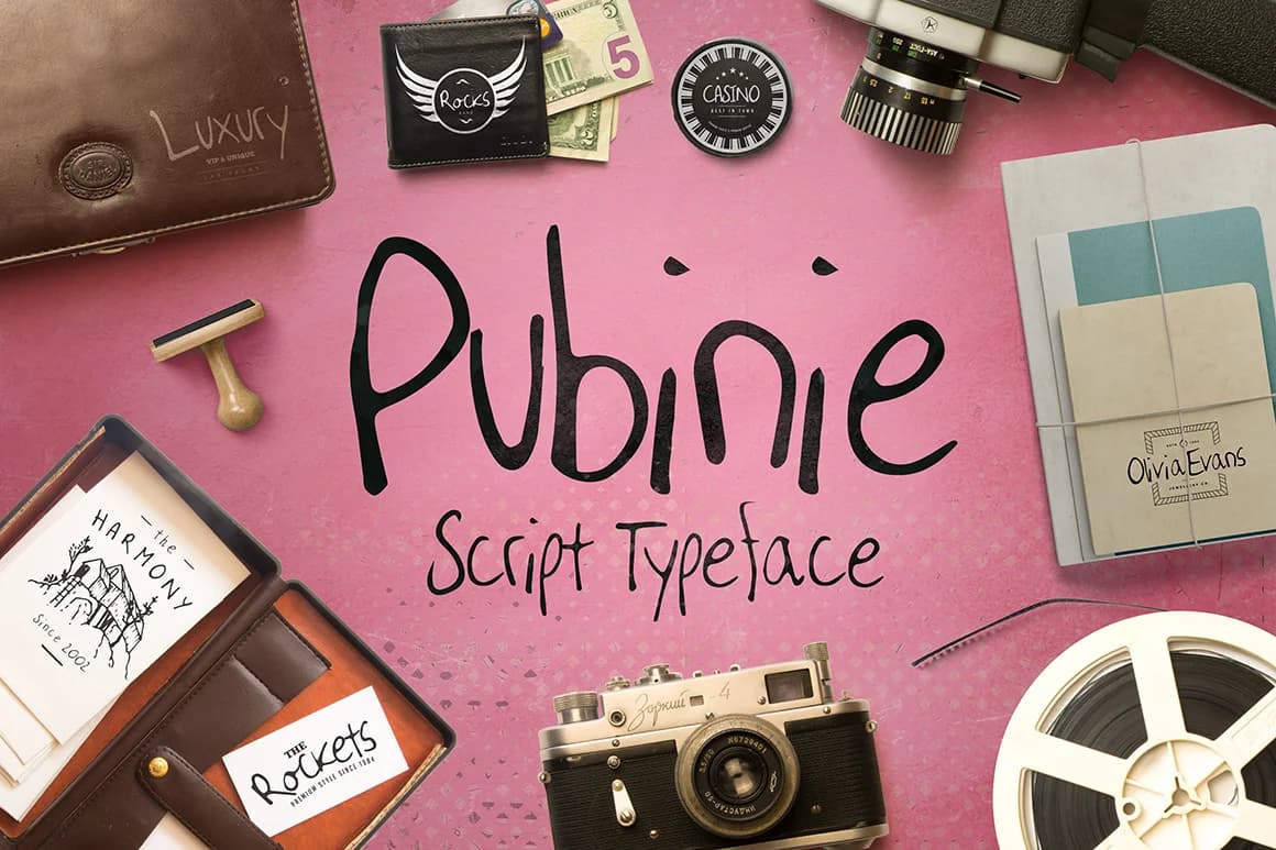 Pubinie Font by SmartDesigns — Script Handwritten Font