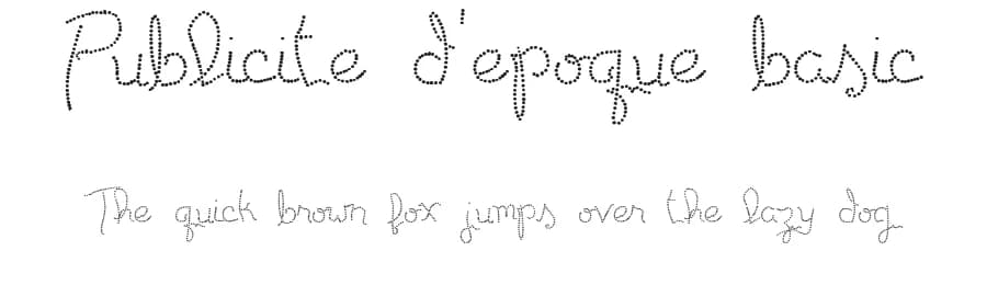 Publicite d'epoque basic by Lauren Ashpole โ Script Handwritten Font