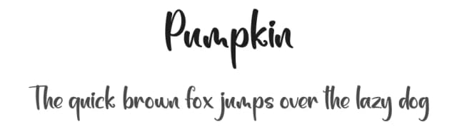 Pumpkin by Nirmala Creative — Script Handwritten Font