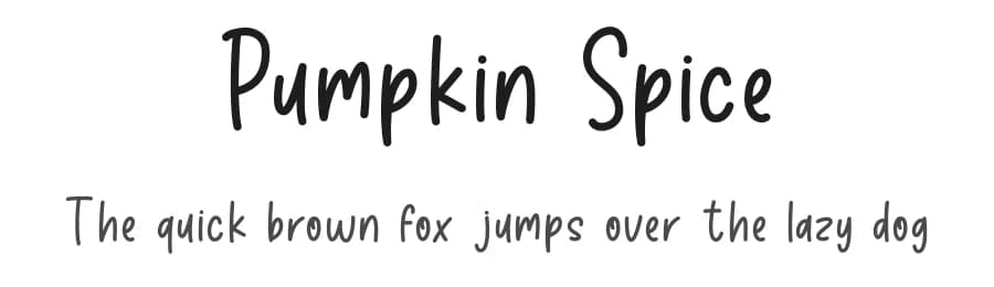 Pumpkin Spice by Graphix Line Studio β Script Handwritten Font