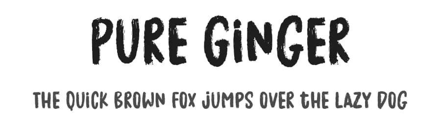 Pure Ginger by olivetype — Script Handwritten Font