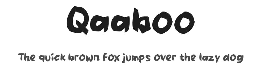 Qaaboo by wepfont.com — Script Handwritten Font
