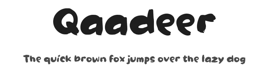 Qaadeer by wepfont.com — Script Handwritten Font