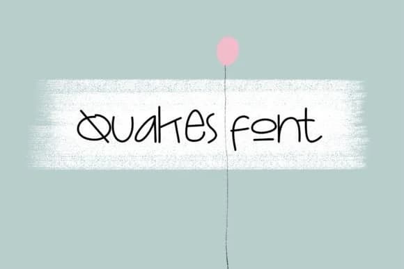 Quakes Font by Carolina Mejia — Script Handwritten Font