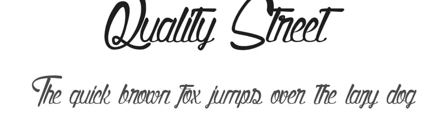 Quality Street by Maelle.K | Thomas Boucherie — Script Handwritten Font
