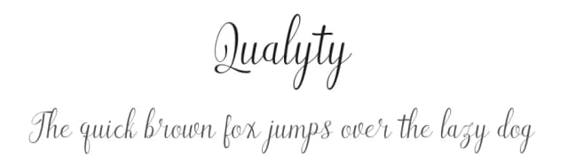 Qualyty by Deniz86 — Script Handwritten Font