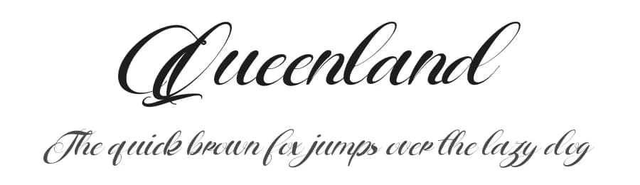 Queenland by Ianmikraz — Script Handwritten Font
