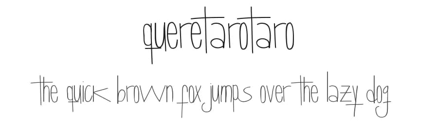 Queretarotaro by M#rm#n β Script Handwritten Font