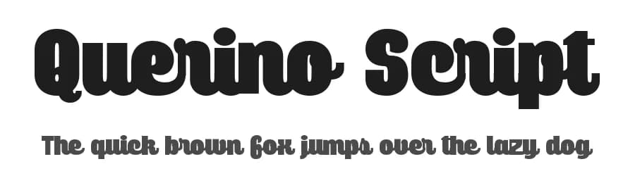 Querino Script by Måns Grebäck — Script Handwritten Font