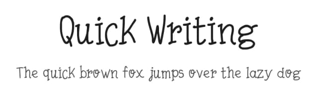 Quick Writing by Galdino Otten Fonts — Script Handwritten Font