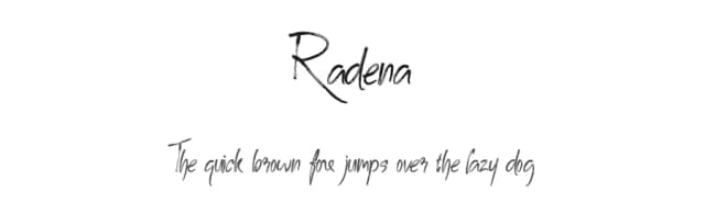 Radena by Vacatype Co. — Script Handwritten Font