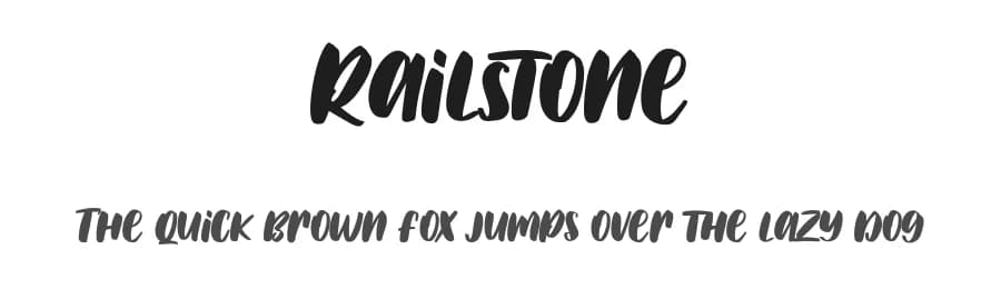 Railstone by Maulana Creative — Script Handwritten Font