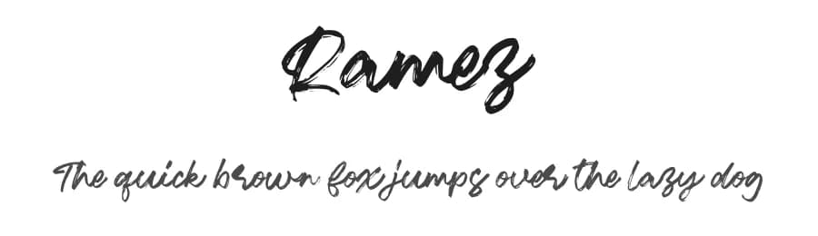 Ramez by StringLabs Creative Studio — Script Handwritten Font