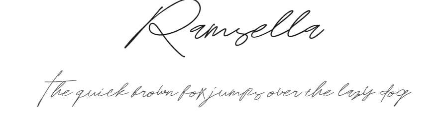 Ramsella by Mozyen Studio — Script Handwritten Font