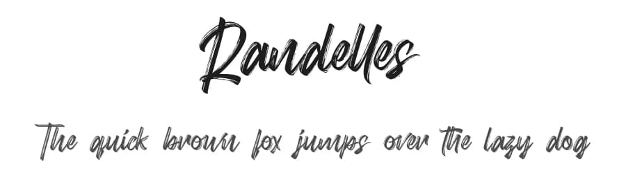 Randelles by RaisProject — Script Handwritten Font